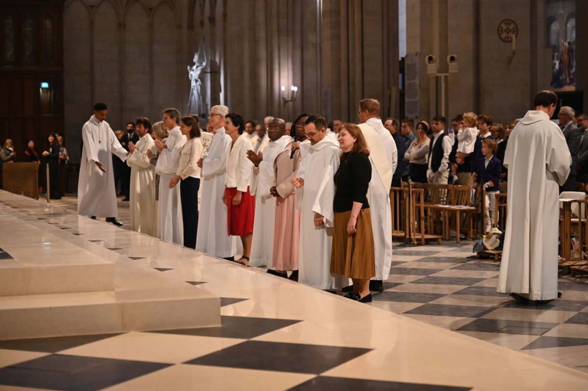 Ordinations des diacres permanents 2025. © Marie-Christine Bertin / Diocese de Paris.
