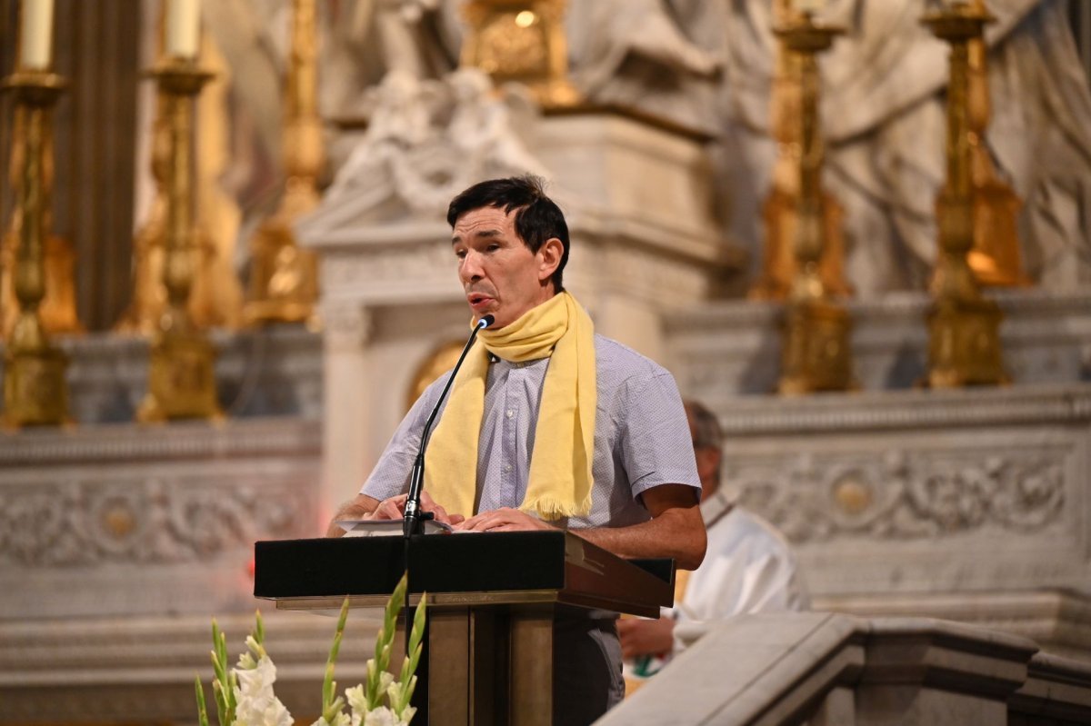 Messe d'ouverture de la Route extra-ordinaire, à l'occasion des (…). © Marie-Christine Bertin / Diocèse de Paris.