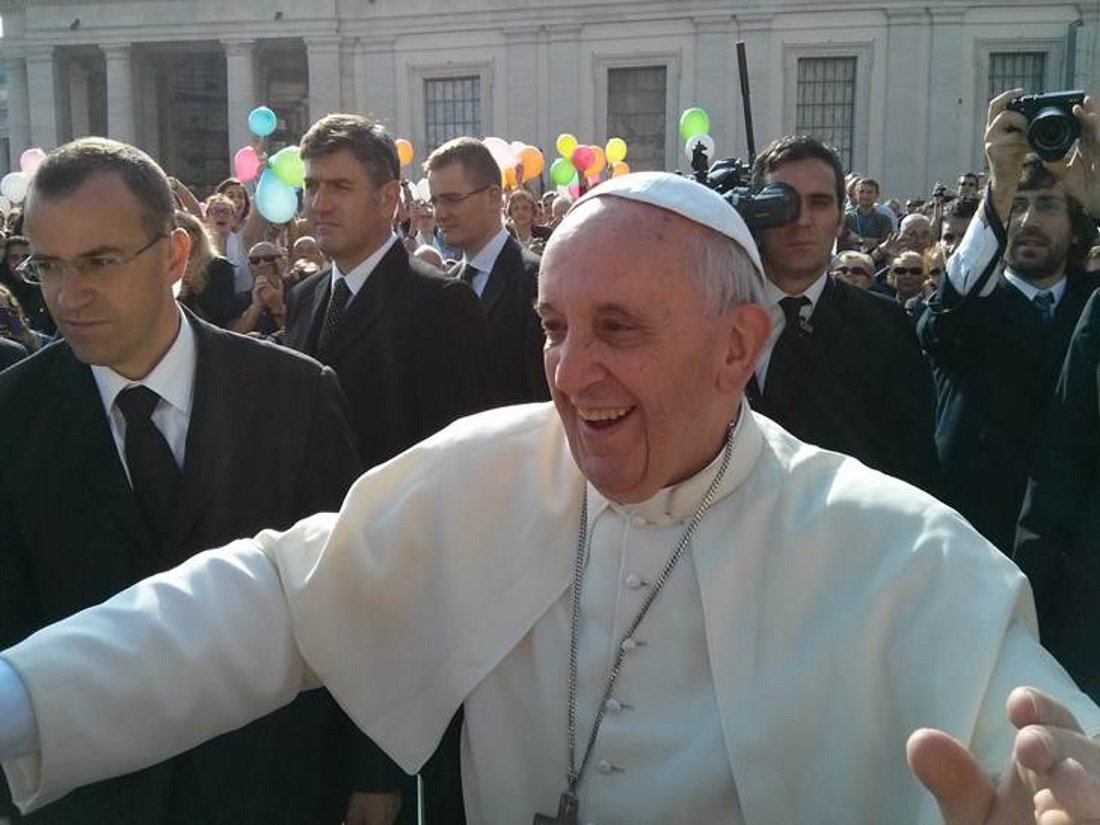 Audience du Pape François. © D. R..