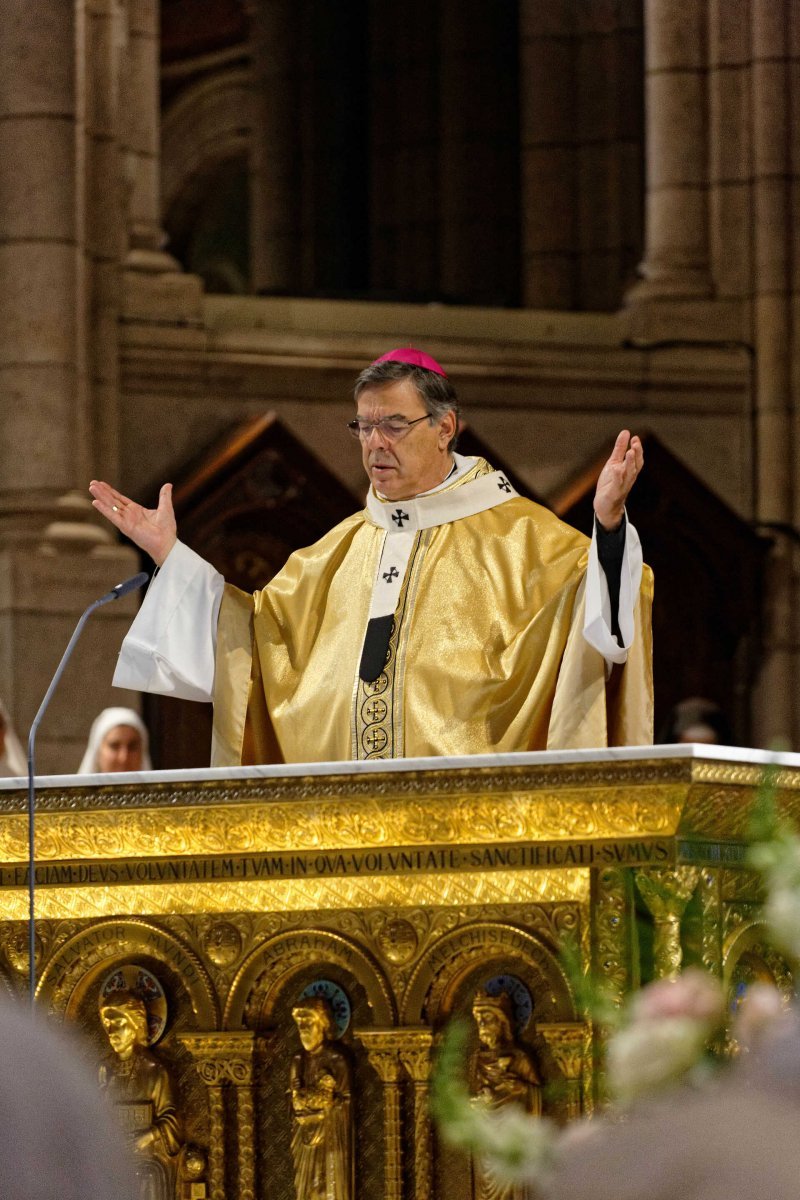 Messe d'ouverture du Jubilé du Sacré-Cœur de Montmartre. © Yannick Boschat / Diocèse de Paris.