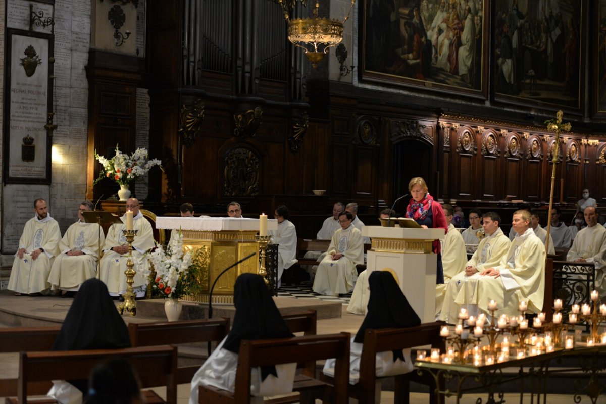 Messe des nouveaux prêtres à Notre-Dame des Victoires. © Marie-Christine Bertin / Diocèse de Paris.