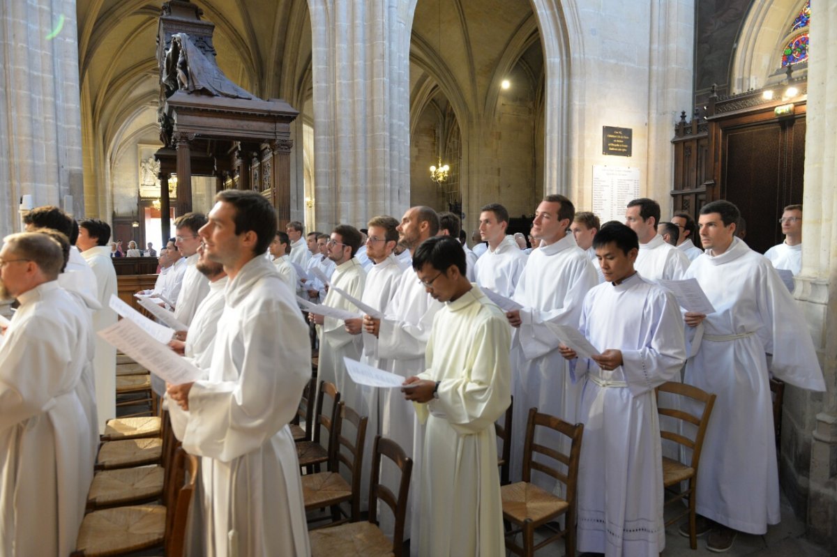 Messe de rentrée du Séminaire de Paris. © Marie-Christine Bertin / Diocèse de Paris.