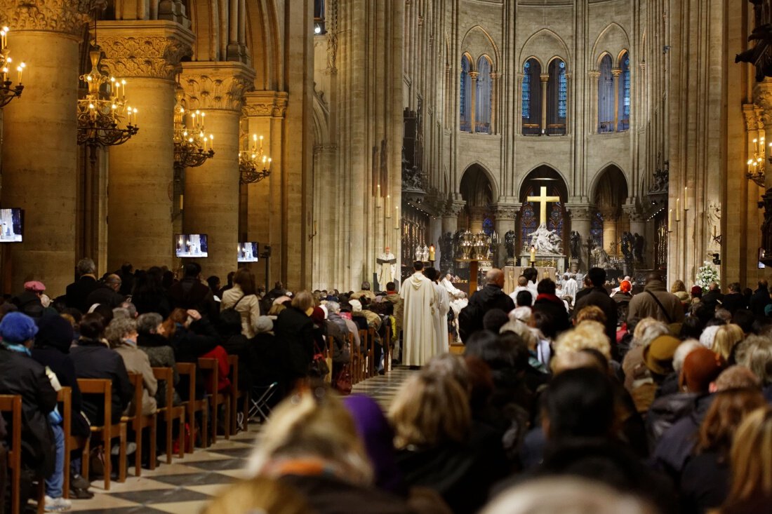 Homélie du cardinal André Vingt-Trois. © Yannick Boschat / Diocèse de Paris.