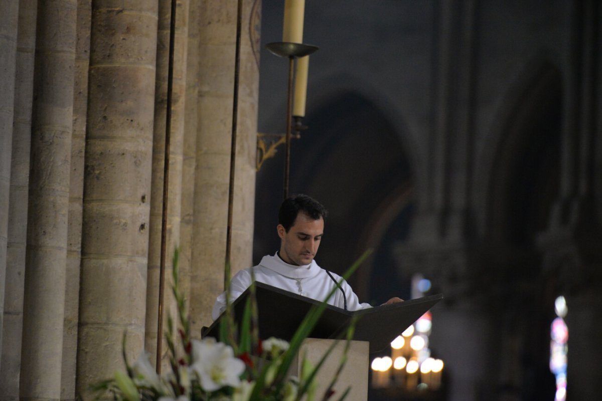 Liturgie de la parole. © Marie-Christine Bertin / Diocèse de Paris.