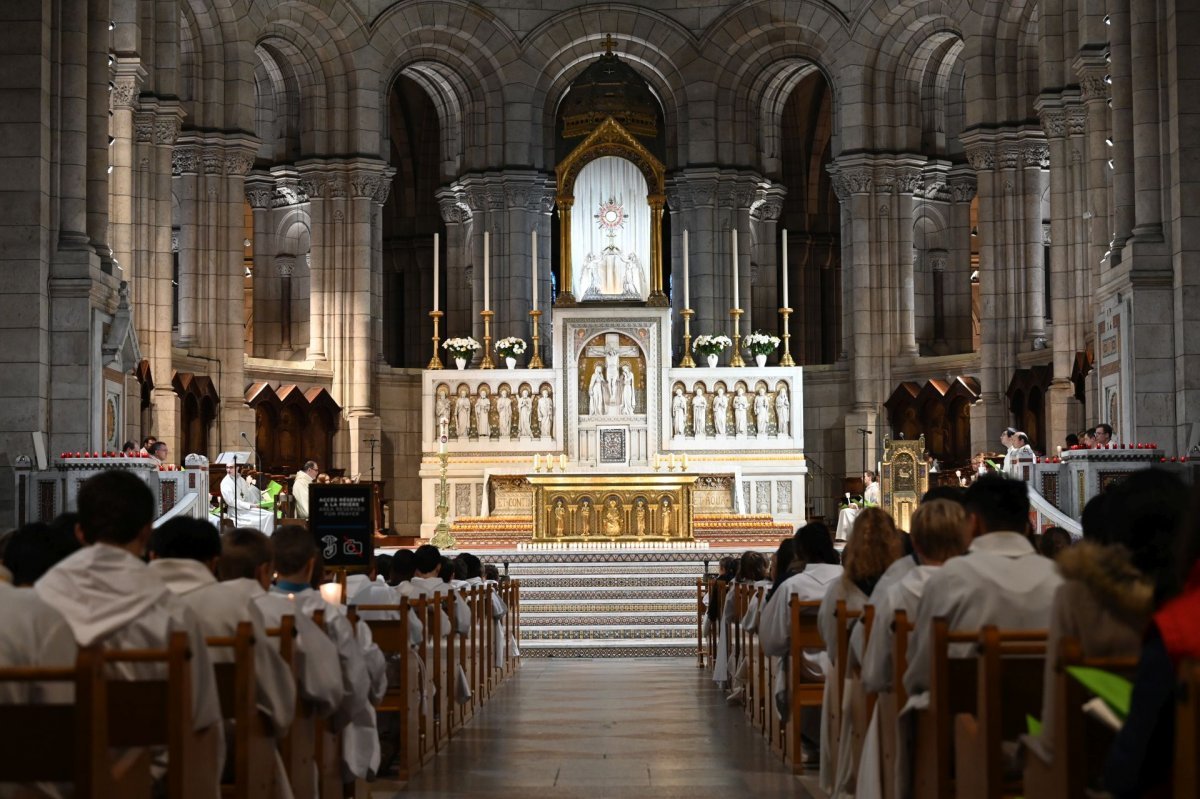 Rassemblement des jeunes au service de la liturgie 2023. © Marie-Christine Bertin / Diocèse de Paris.