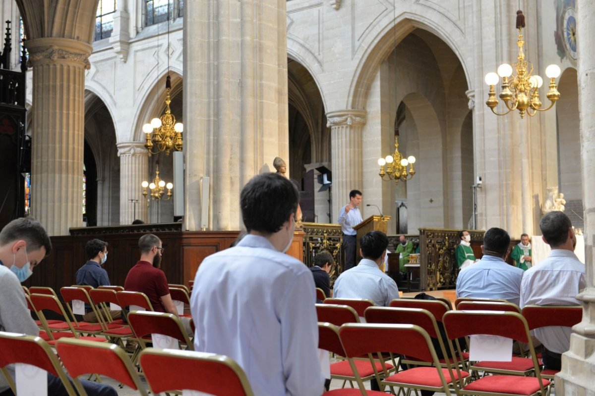 Messe pour les vocations 2021. © Marie-Christine Bertin / Diocèse de Paris.