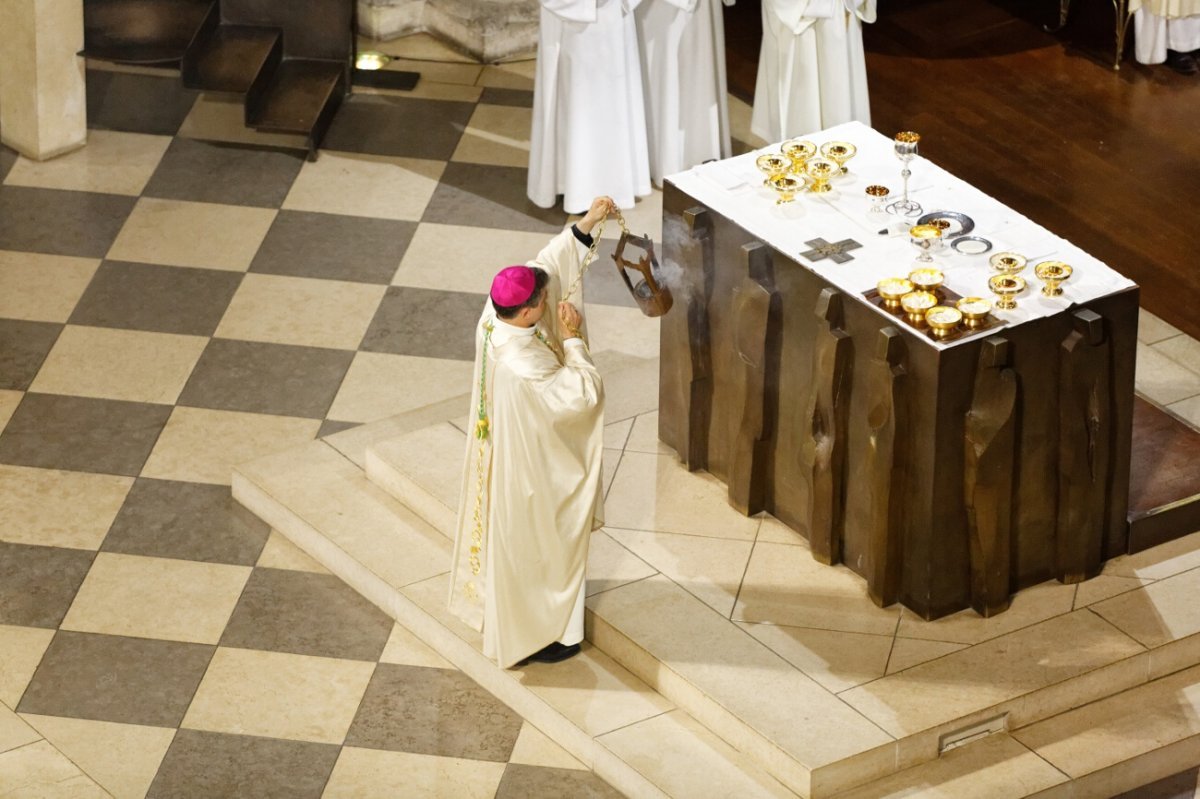 Liturgie eucharistique. © Yannick Boschat / Diocèse de Paris.