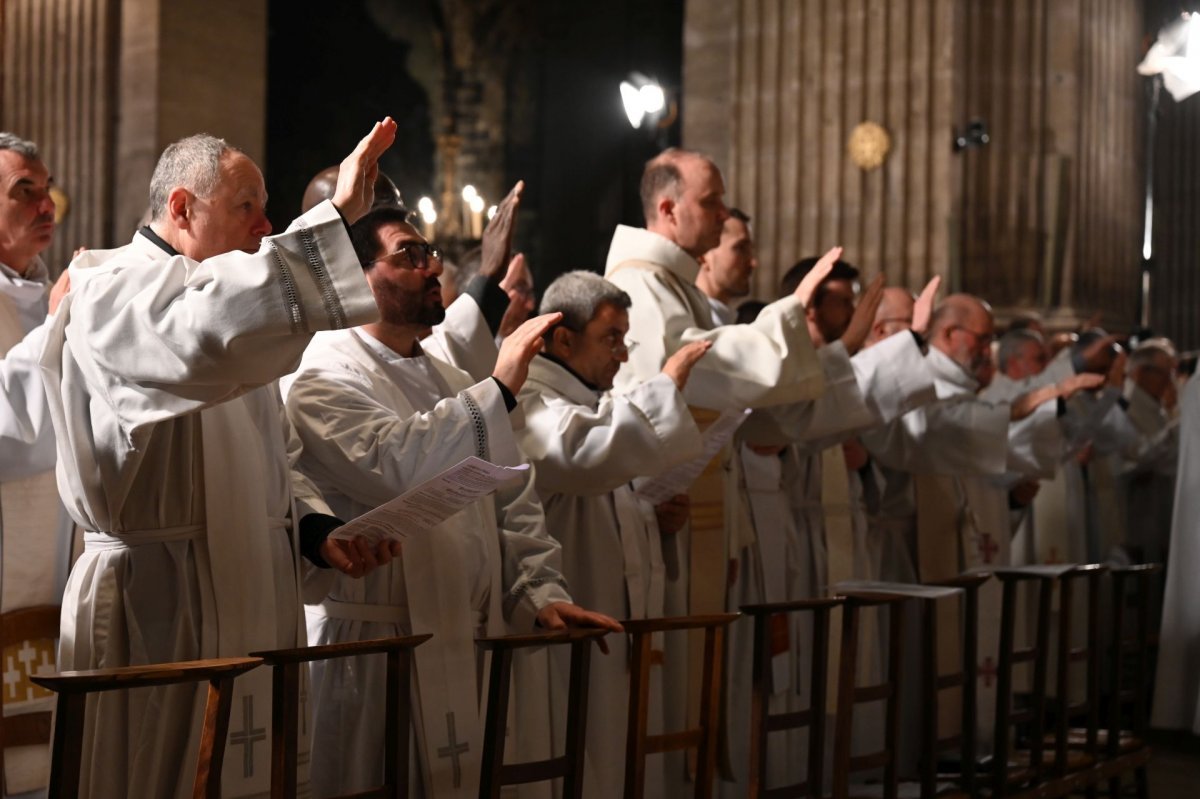 Messe chrismale 2024. © Marie-Christine Bertin / Diocèse de Paris.