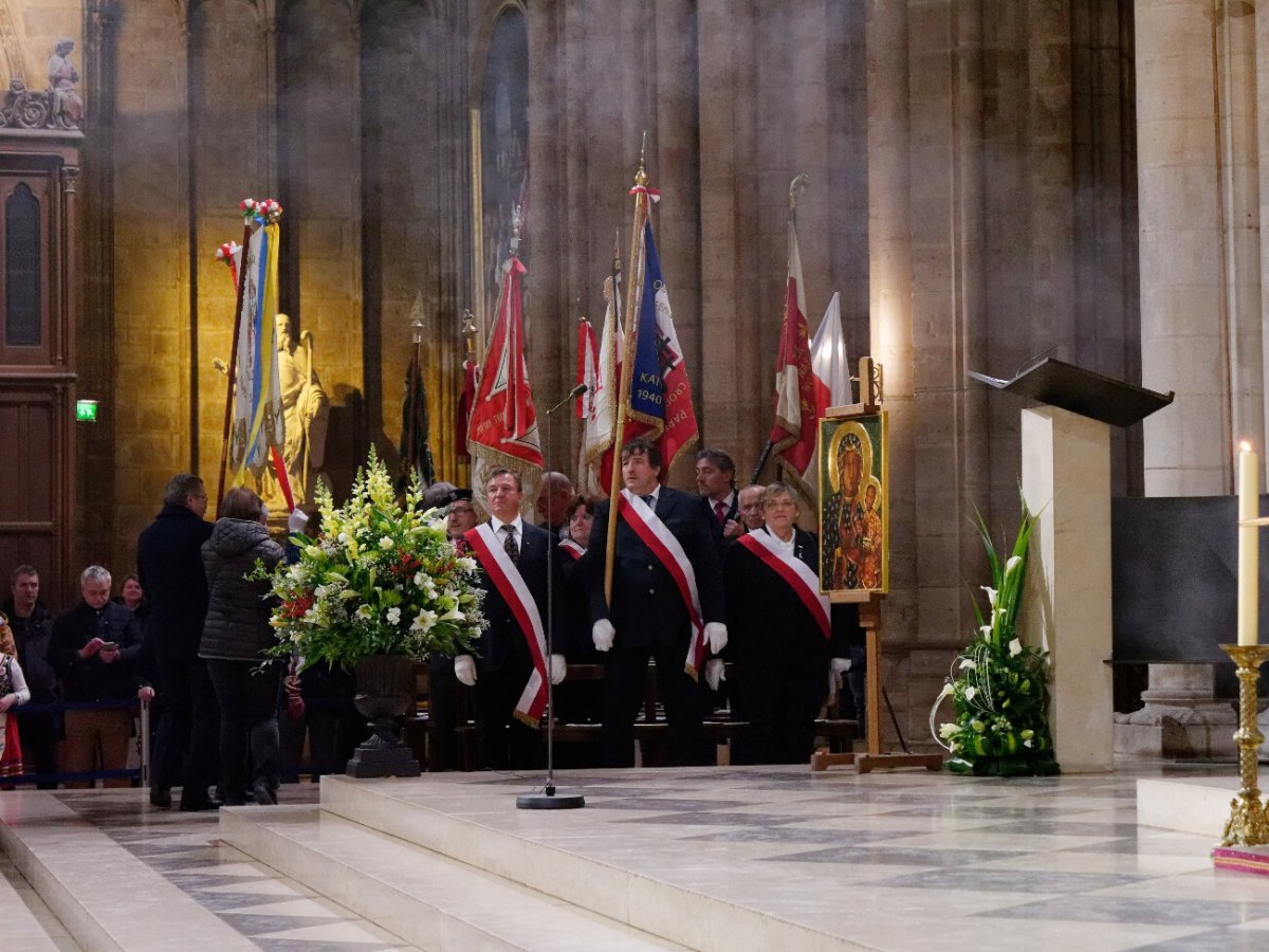 Messe pour le 100e anniversaire de l'indépendance de la Pologne. © Yannick Boschat / Diocèse de Paris.