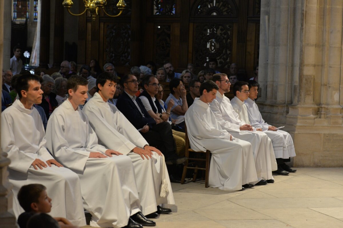 Messe de rentrée du Séminaire de Paris. © Marie-Christine Bertin / Diocèse de Paris.