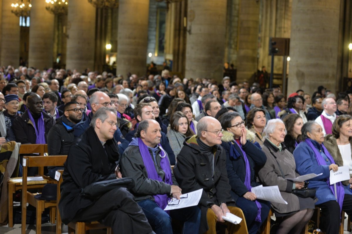 Appel décisif des catéchumènes. © Marie-Christine Bertin / Diocèse de Paris.