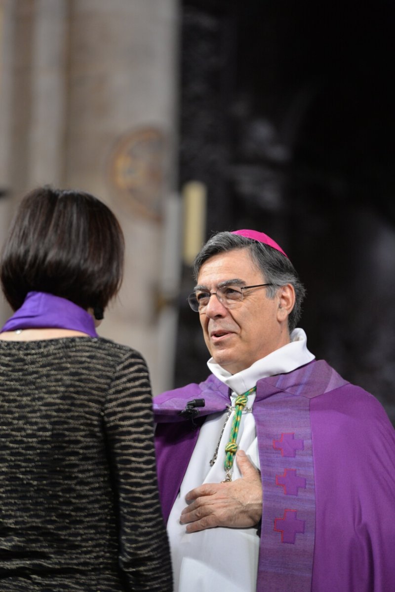 Appel décisif des catéchumènes, célébration de 15h. © Marie-Christine Bertin / Diocèse de Paris.