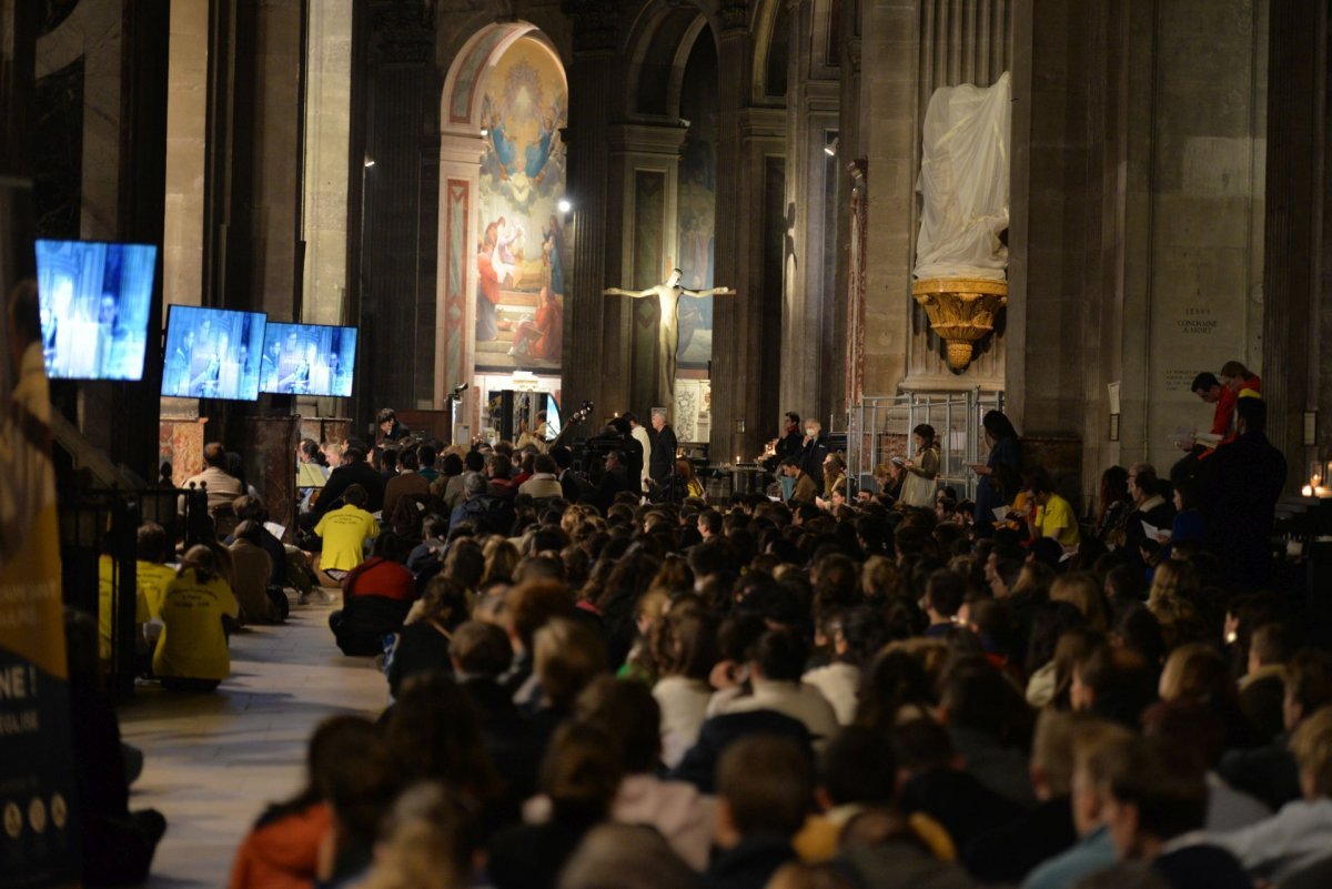 Messe des étudiants 2022. © Marie-Christine Bertin / Diocèse de Paris.