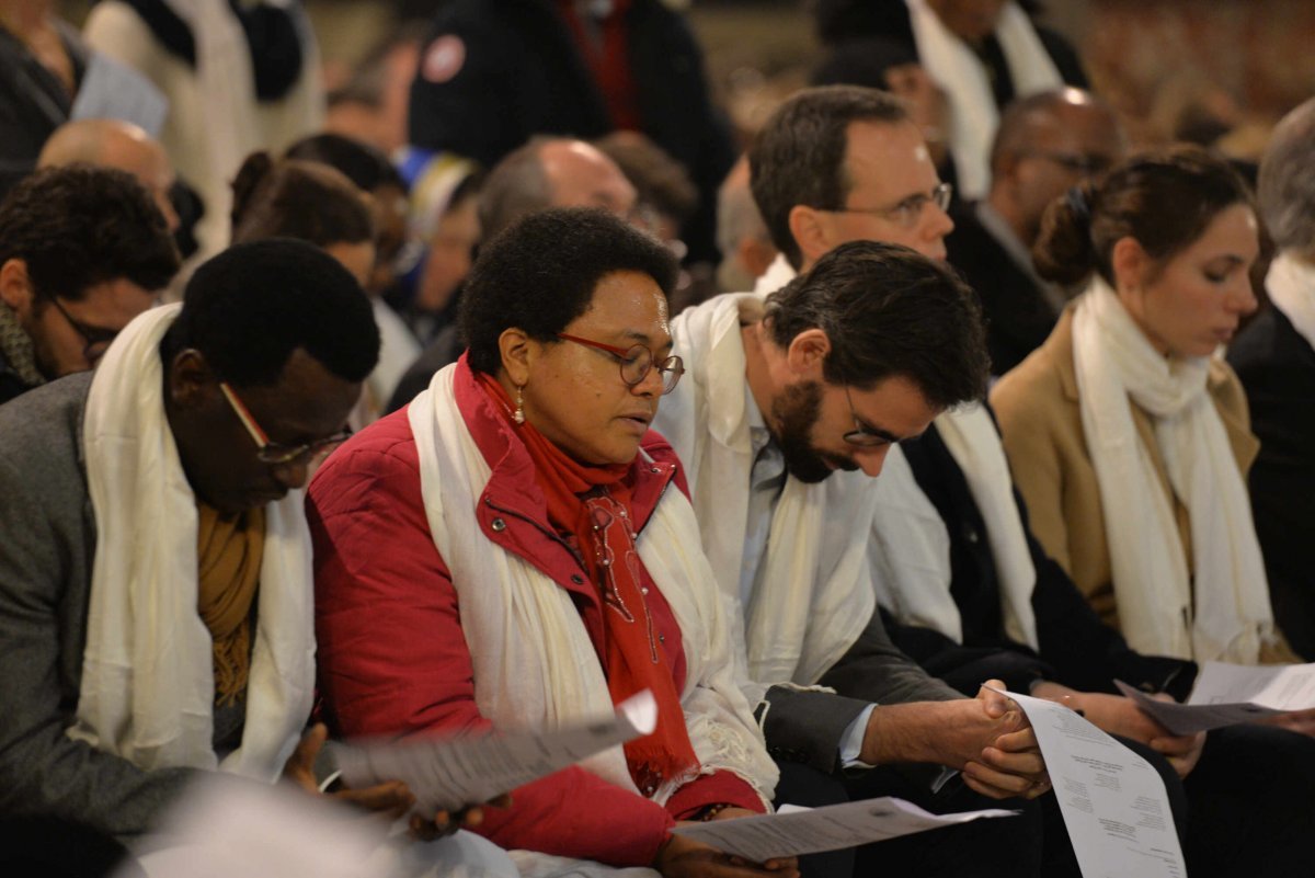 Confirmations d'adultes 2019. © Marie Christine Bertin / Diocèse de Paris.