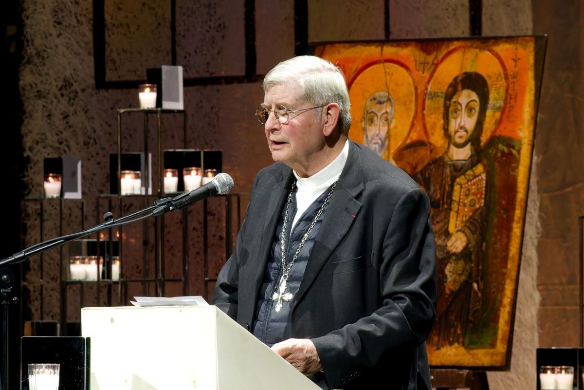 Prière du soir à l'Accor Arena à Bercy. © Trung Hieu Do / Diocèse de Paris.
