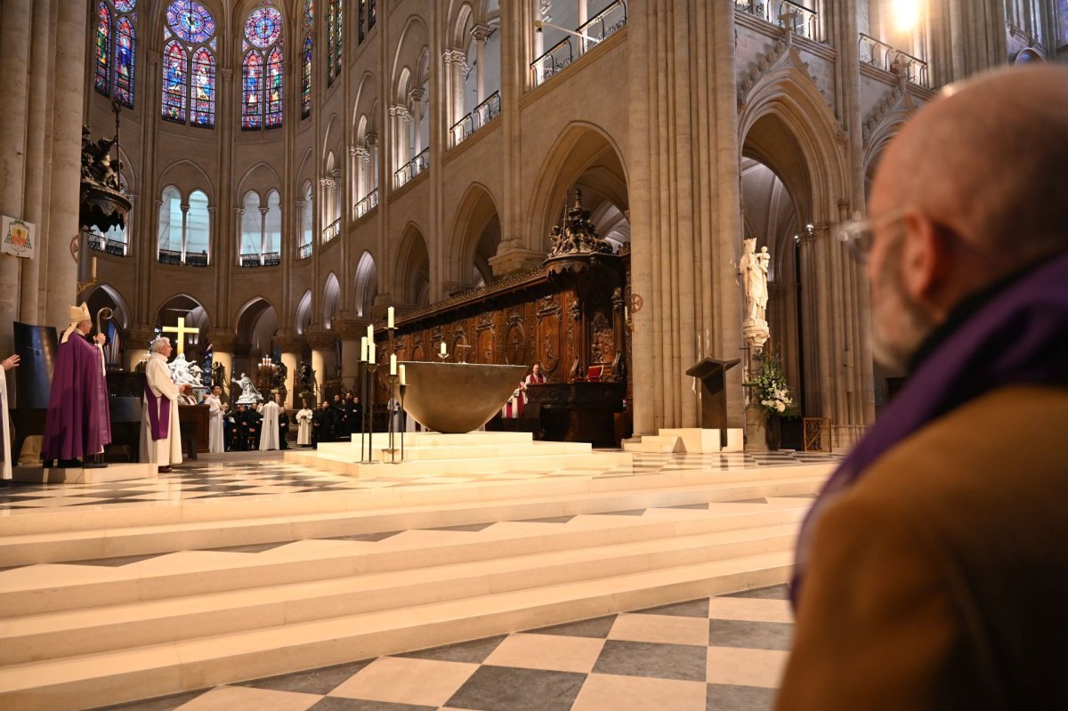 Appel décisif et inscription du nom des catéchumènes 2026 - Célébration de (…). © Marie-Christine Bertin / Diocèse de Paris.