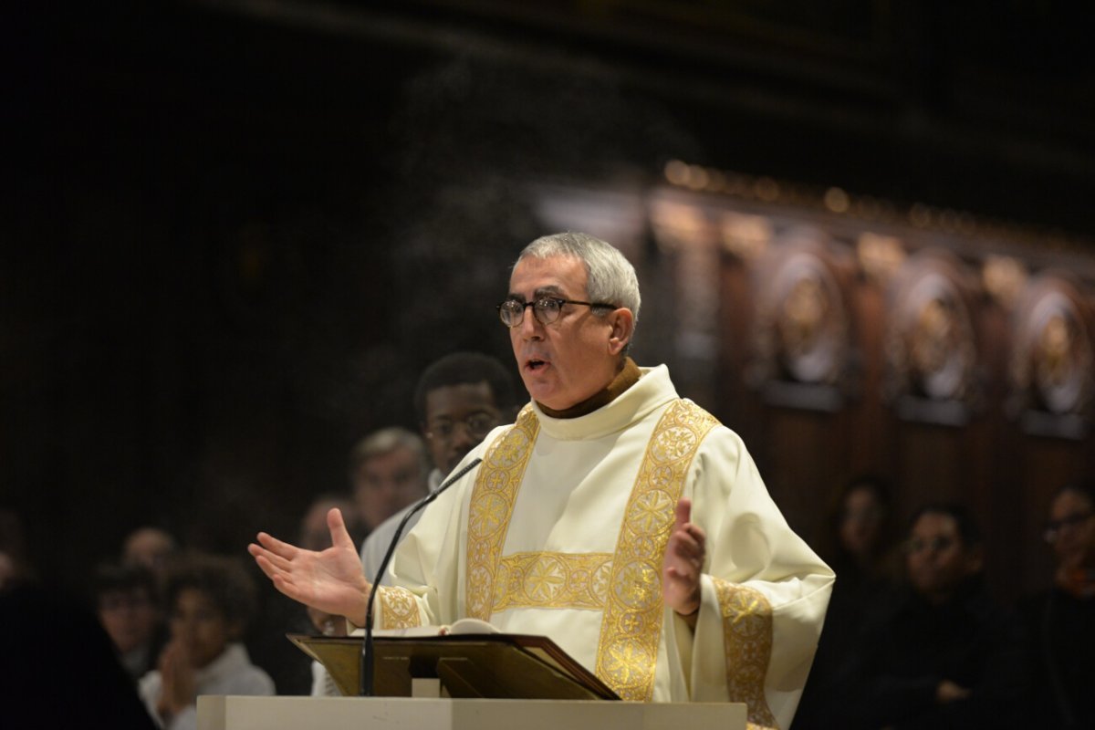 Solennité de Marie Mère de Dieu 2019 à Notre-Dame des Victoires. © Marie-Christine Bertin / Diocèse de Paris.