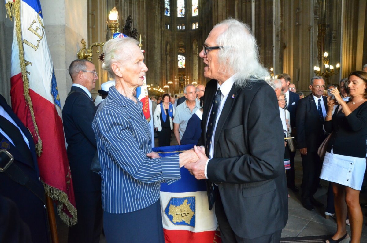 Messe pour l'anniversaire de la Libération de Paris 2019. © Michel Pourny / Diocèse de Paris.