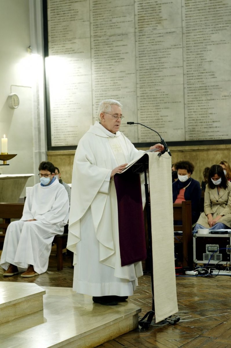 Père Yvon Sabourin, rsv, postulateur de la cause de béatification du père (…). © Trung Hieu Do.