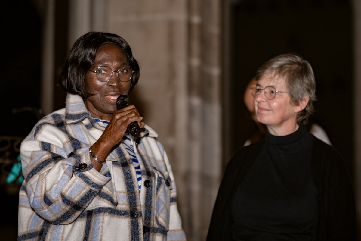 Marguerite et Pauline, équipe diocésaine Place et Paroles des Pauvres. © Marine Clerc.