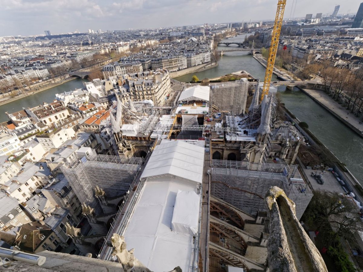 Notre-Dame de Paris, deux ans après. © Yannick Boschat / Diocèse de Paris.