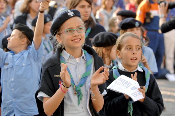 Messe du centenaire du scoutisme - 7 octobre 2007. © Esprit-photos.