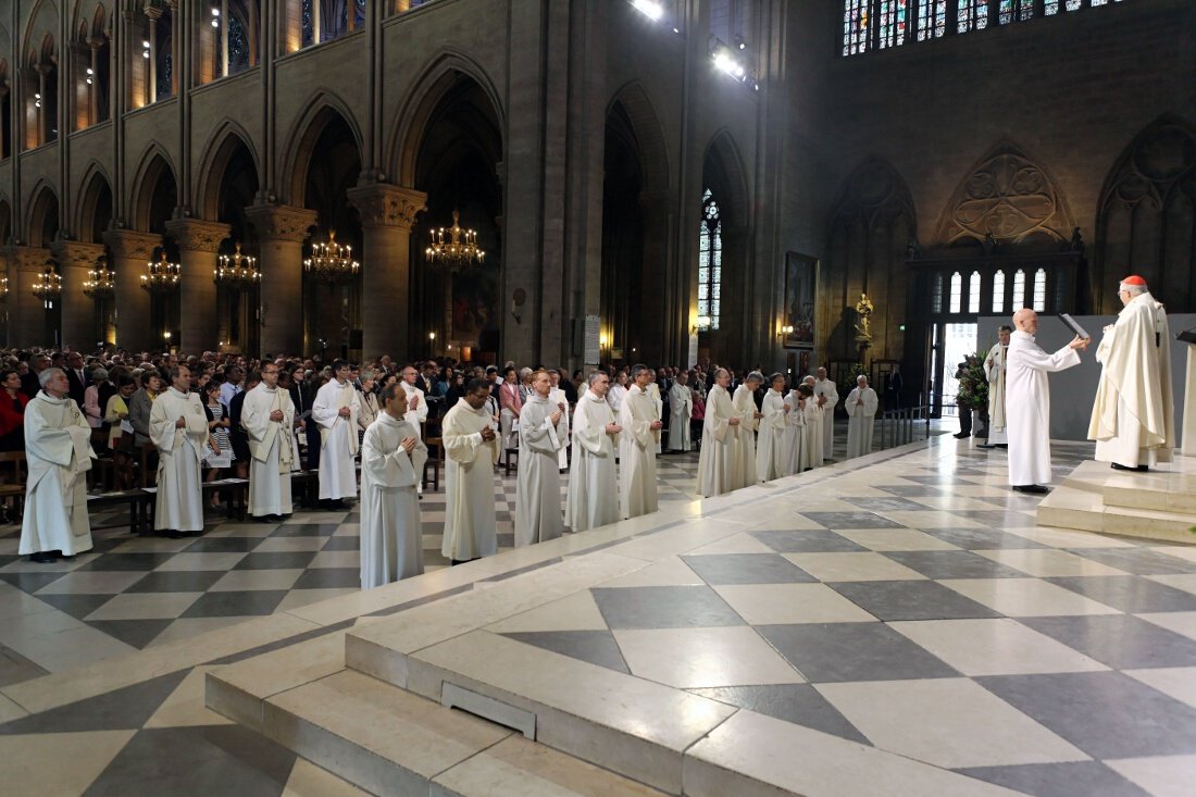 Appel des ordinands. © Yannick Boschat / Diocèse de Paris.