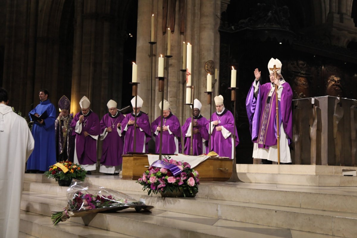 19 janvier 2013, obsèque de Mgr Michel Pollien, évêque auxiliaire de Paris. © Yannick Boschat.