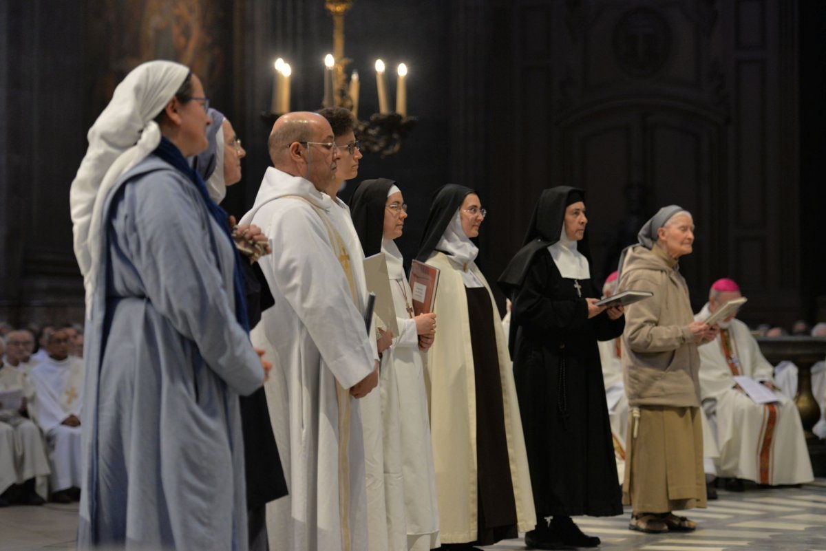 Messe chrismale 2023 à Saint-Sulpice. © Marie-Christine Bertin / Diocèse de Paris.