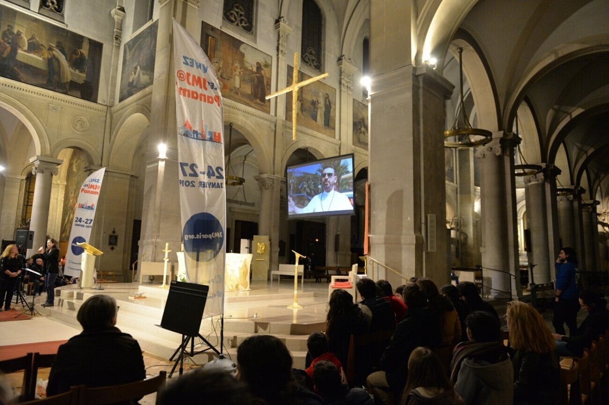 Catéchèse à Notre-Dame des Champs (6e). © Marie-Christine Bertin/ Diocèse de Paris.