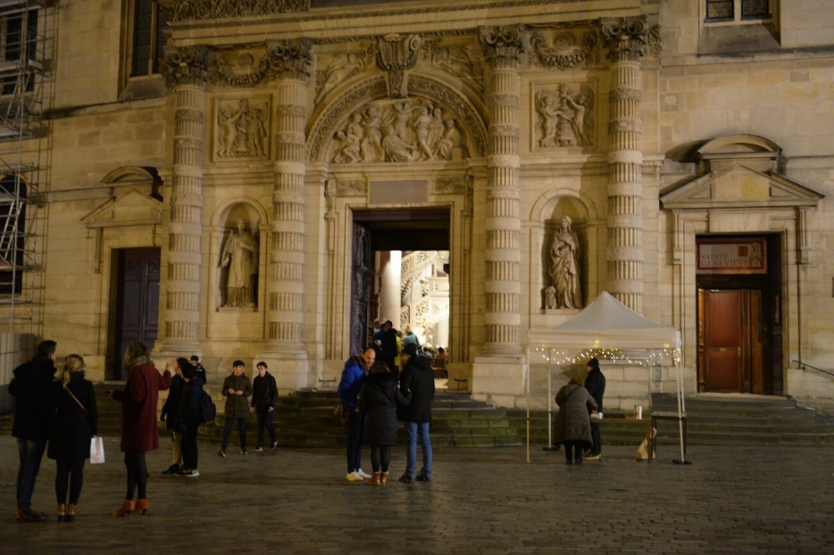 Soirée sainte Geneviève à Saint-Étienne du Mont (5e). © Marie Christine Bertin / Diocèse de Paris.