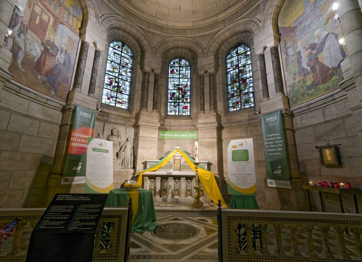 Veillée de l'espérance au Sacré-Cœur de Montmartre. © Yannick Boschat / Diocèse de Paris.