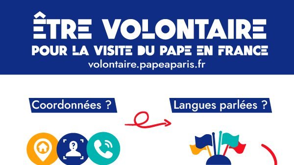 Être volontaire lors de la visite du Pape Léon XIV à Paris