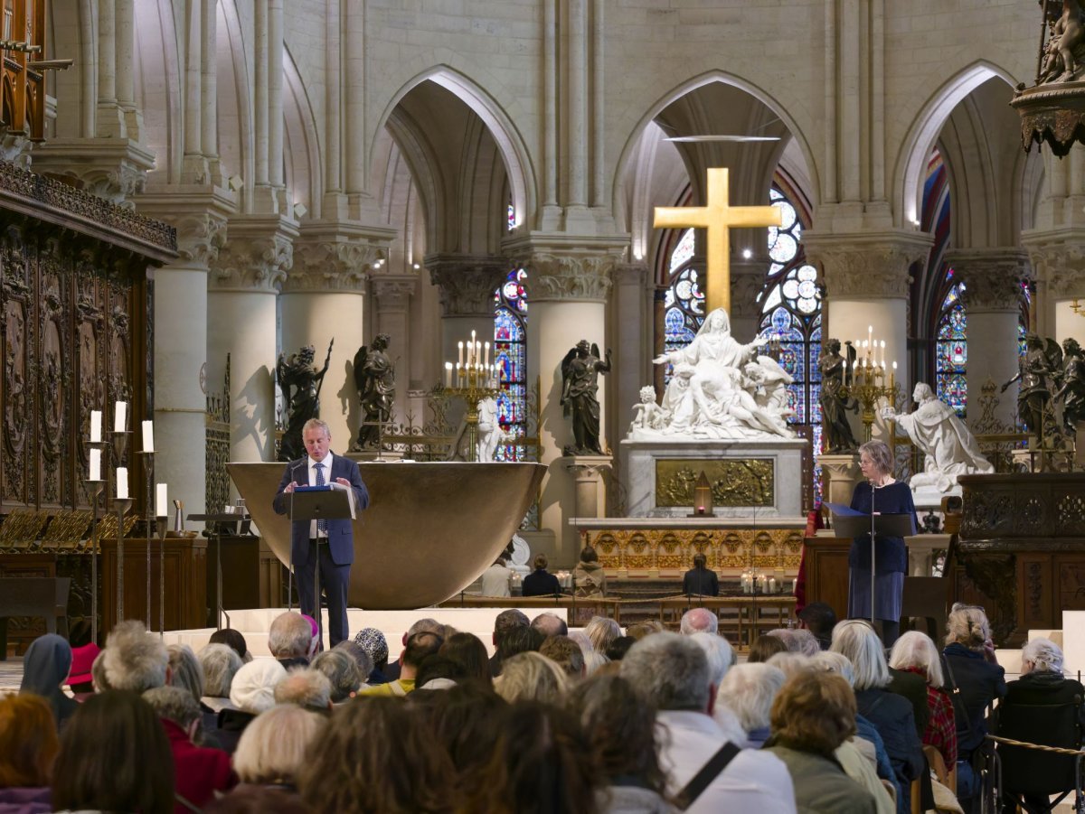 Conférence de carême de Notre-Dame de Paris : “La Femme de l'Apocalypse,. © Yannick Boschat / Diocèse de Paris.