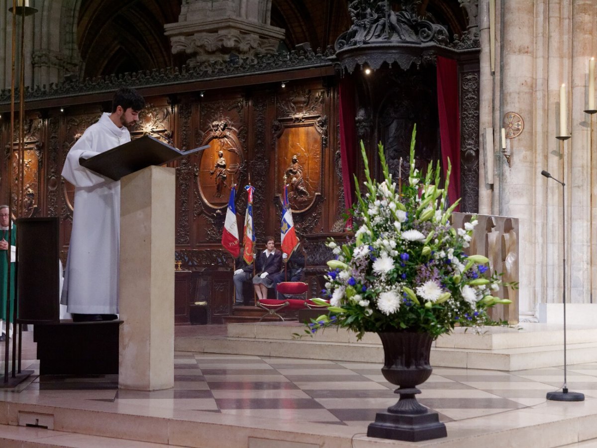 Liturgie de la Parole. © Yannick Boschat / Diocèse de Paris.