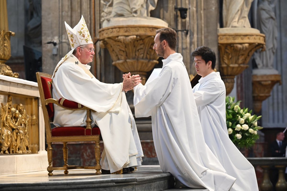 Ordinations des diacres permanents 2023. © Marie-Christine Bertin / Diocèse de Paris.