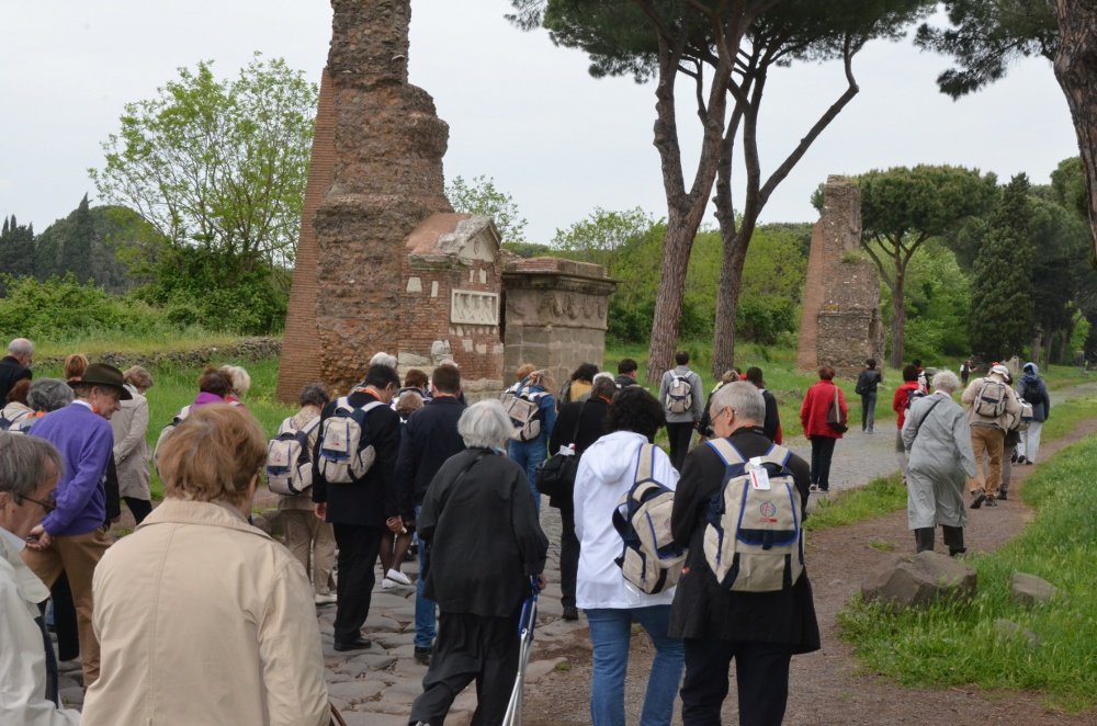 Pèlerinage diocésain à Rome - 27 avril 2013. © Marie-Christine Bertin / Diocèse de Paris.