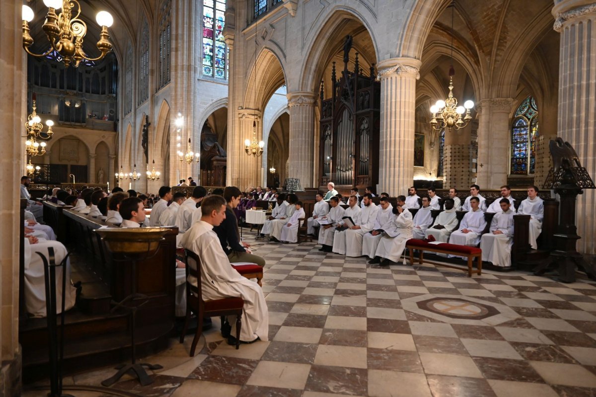 Inauguration d'un nouveau projet pour Saint-Germain l'Auxerrois. © Marie-Christine Bertin / Diocèse de Paris.