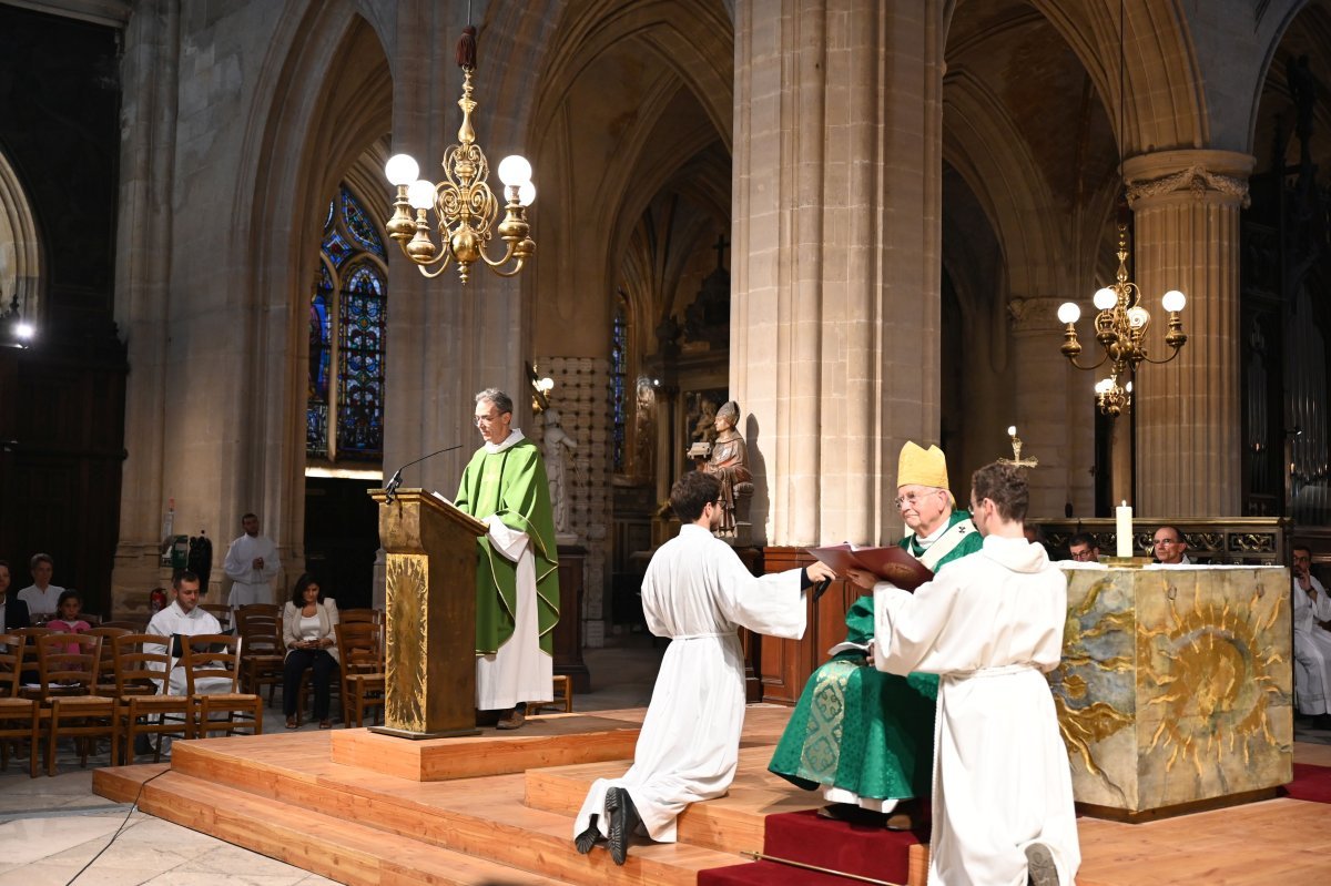Messe de rentrée du Séminaire de Paris. © Marie-Christine Bertin / Diocese de Paris.