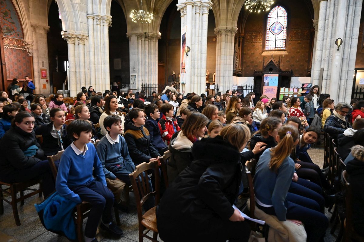 Rassemblement des 6ème 2026. © Marie-Christine Bertin / Diocèse de Paris.