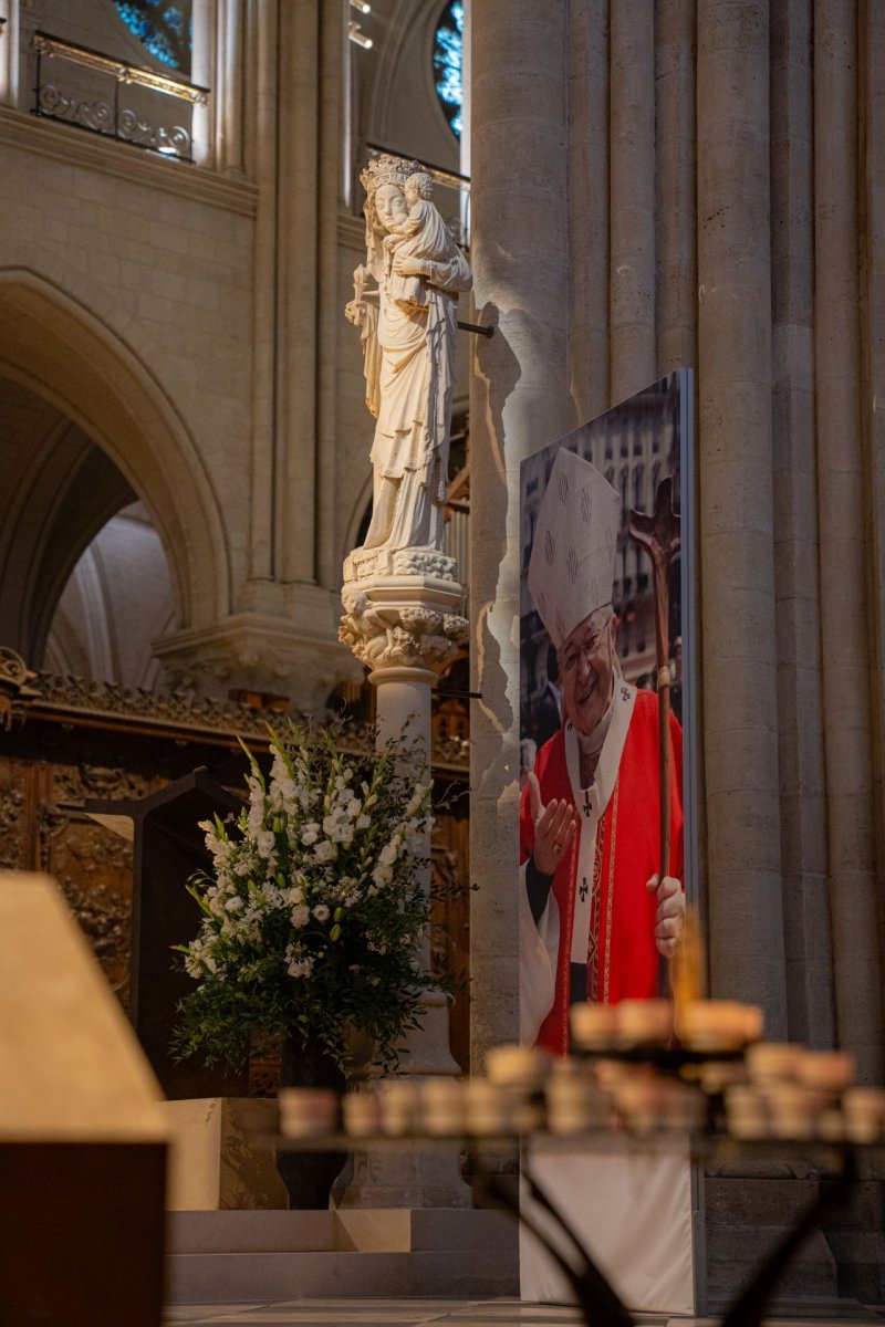 Retour à Dieu du Cardinal André Vingt-Trois : messe à Notre-Dame de Paris. © Étienne Castelein / Diocèse de Paris.