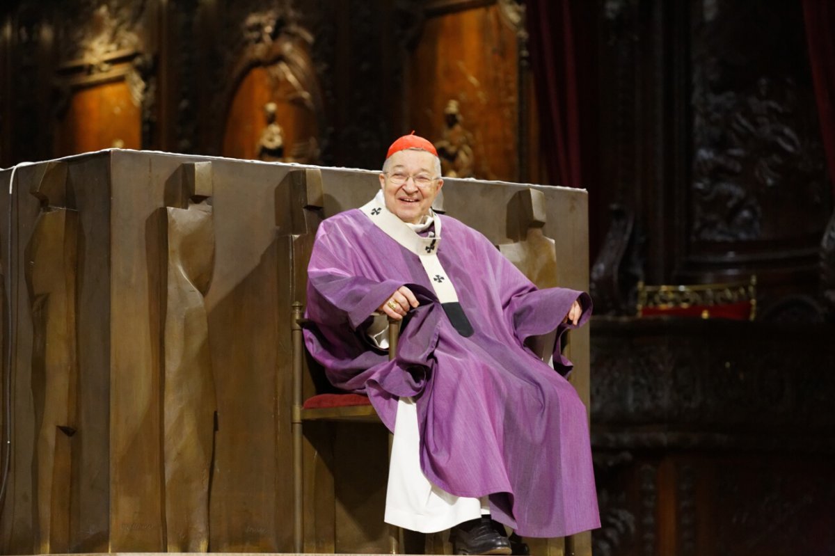 Messe d'action de grâce du cardinal André Vingt-Trois. © Yannick Boschat / Diocèse de Paris.