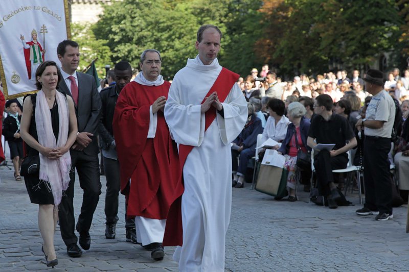 Ordinations sacerdotales 2012 à Notre-Dame de Paris. © Yannick Boschat / Diocèse de Paris.