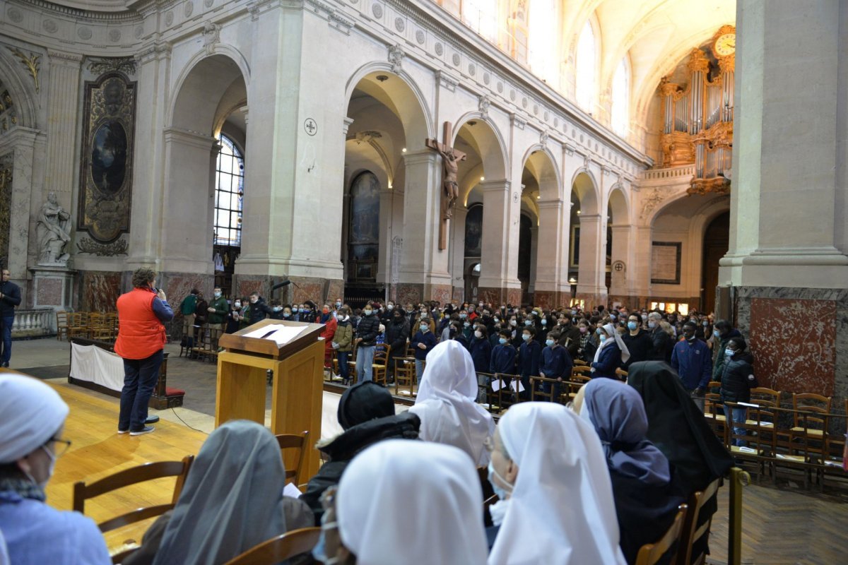 Appel décisif des jeunes 2022. © Marie-Christine Bertin / Diocèse de Paris.