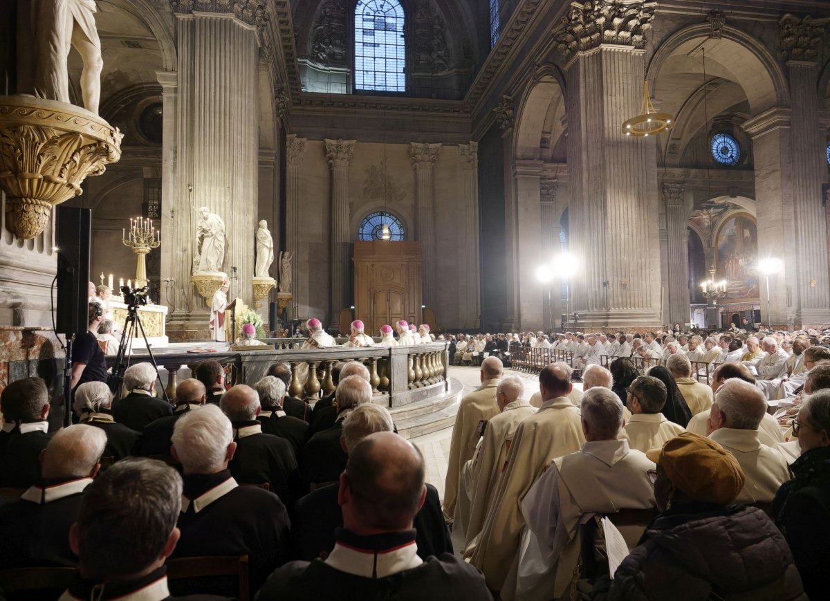 Messe chrismale 2024. © Yannick Boschat / Diocèse de Paris.