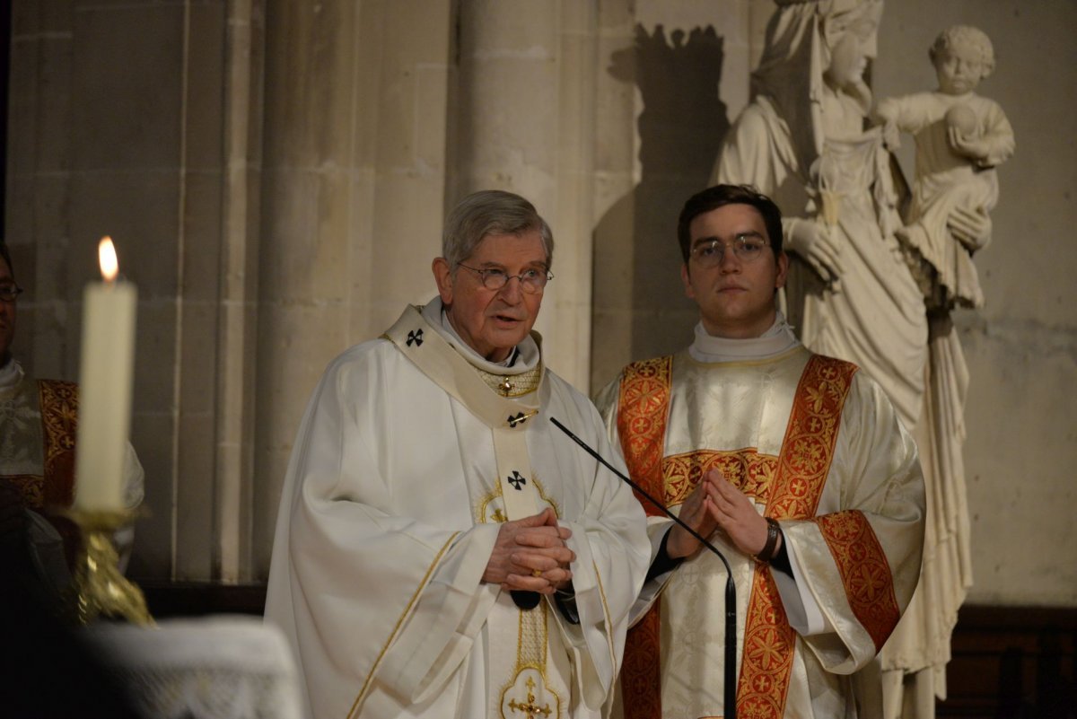 Fête du Séminaire de Paris et du chapitre de la cathédrale 2022. © Marie-Christine Bertin / Diocèse de Paris.