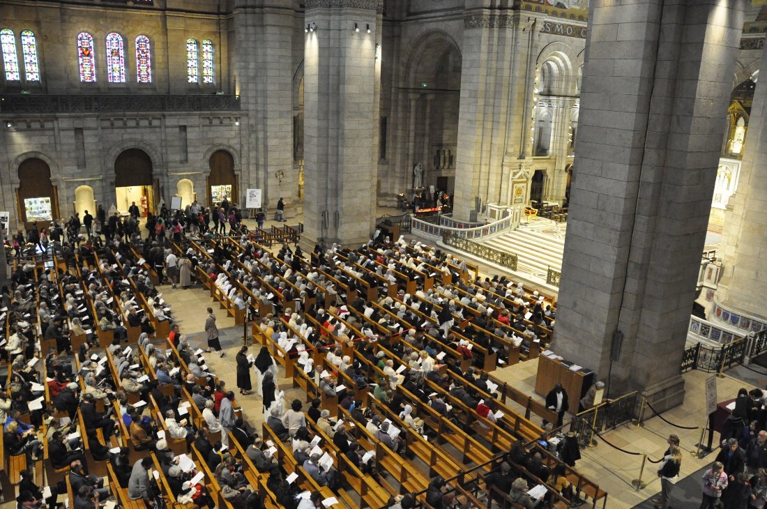 Messe. © Basilique du Sacré-Cœur de Montmartre.