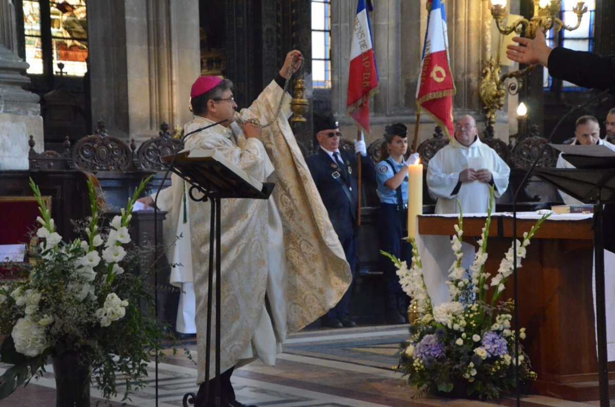 Messe pour l'anniversaire de la Libération de Paris 2019. © Michel Pourny / Diocèse de Paris.