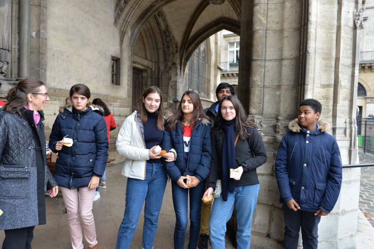 Rassemblement des jeunes confirmés en 2018. © Marie-Christine Bertin / Diocèse de Paris.