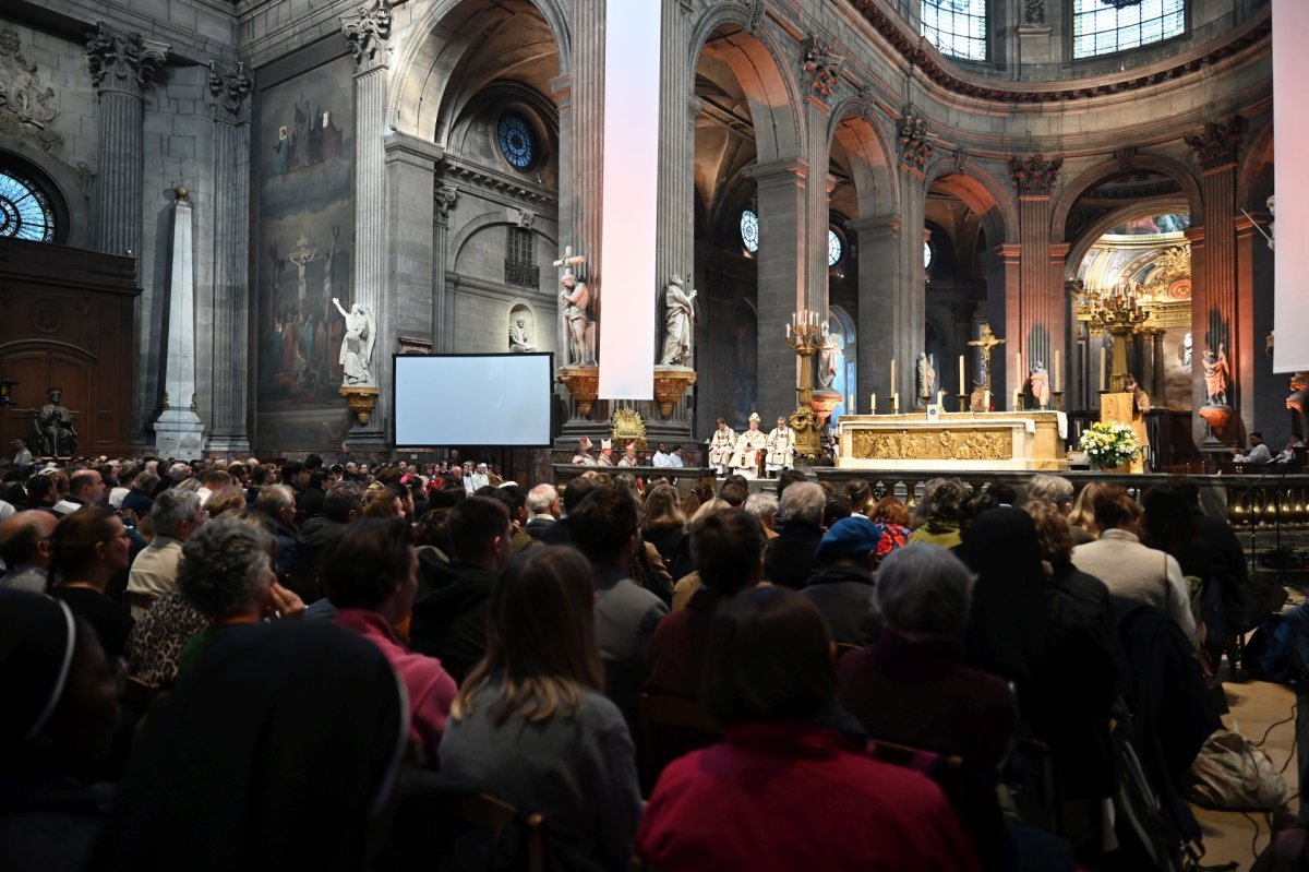 Messe d'action de grâce à Saint-Sulpice. © Marie-Christine Bertin / Diocèse de Paris.
